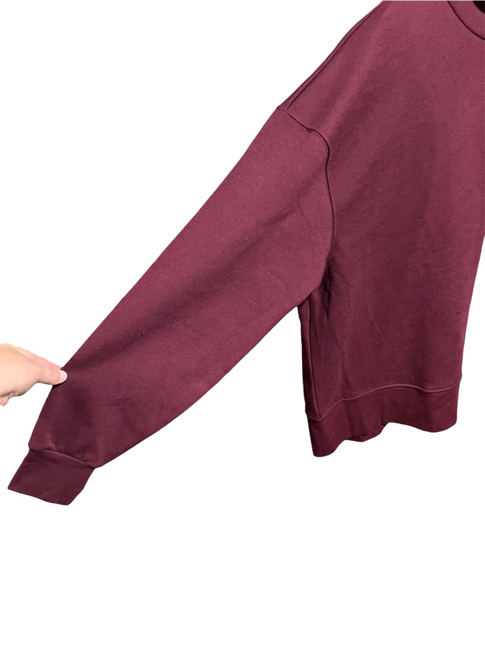 WeWoreWhat New Burgundy Wellness Club Crewneck Sweatshirt XL - Picture 3 of 11